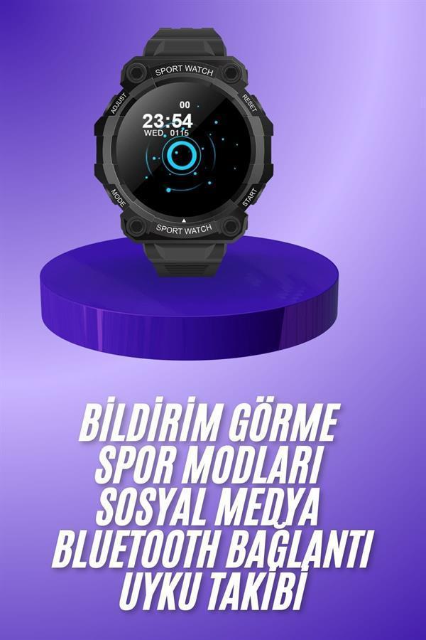 Yeni Nesil Akıllı Saat Bluetooth Bağlantılı Su Geçirmez Android ve İOS Uyumlu - Image 1