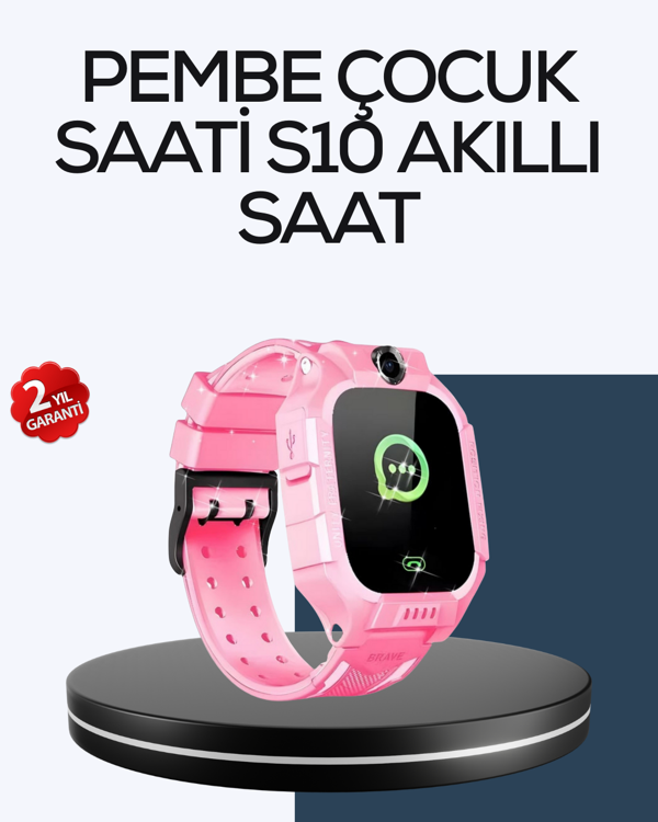 S10 Akıllı Çocuk Saati Çift Yönlü Konuşma ve SOS Fonksiyonu - Image 1