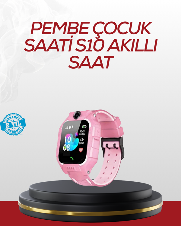 S10 Akıllı Çocuk Saati Konum Takip ve Güvenlik Özellikli - Image 1