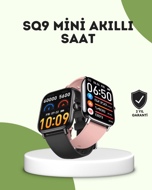 AMOLED Titreşimli Bildirimli Akıllı Saat - Image 1