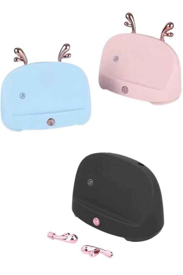 Bluetooth Hoparlör Uzun Pil Ömrü Yüksek Ses Kaliteli Kablosuz Telefon Tutma - Image 1