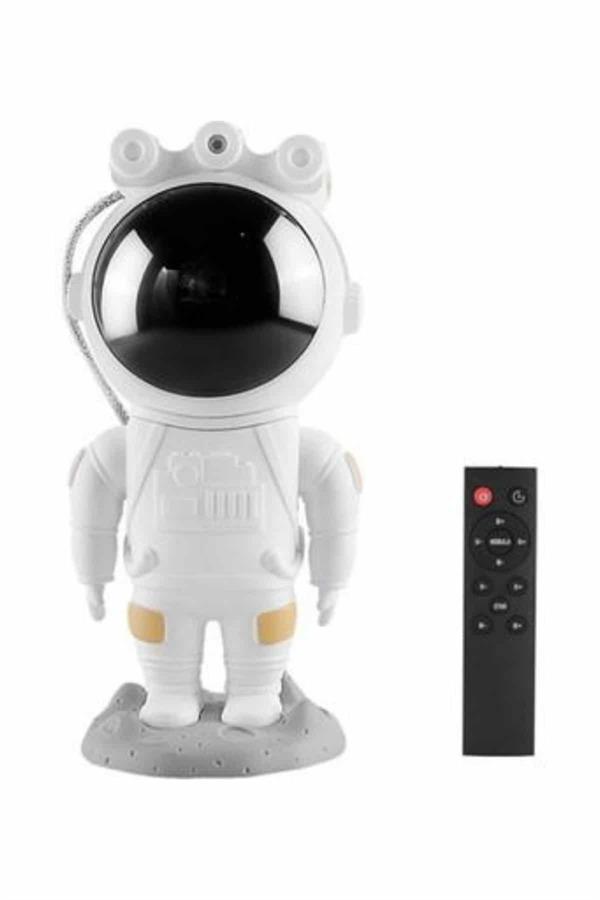 Projeksiyon Astronot Lamba Speaker Sevimli Astronot Bluetooth Hoparlör - Image 1