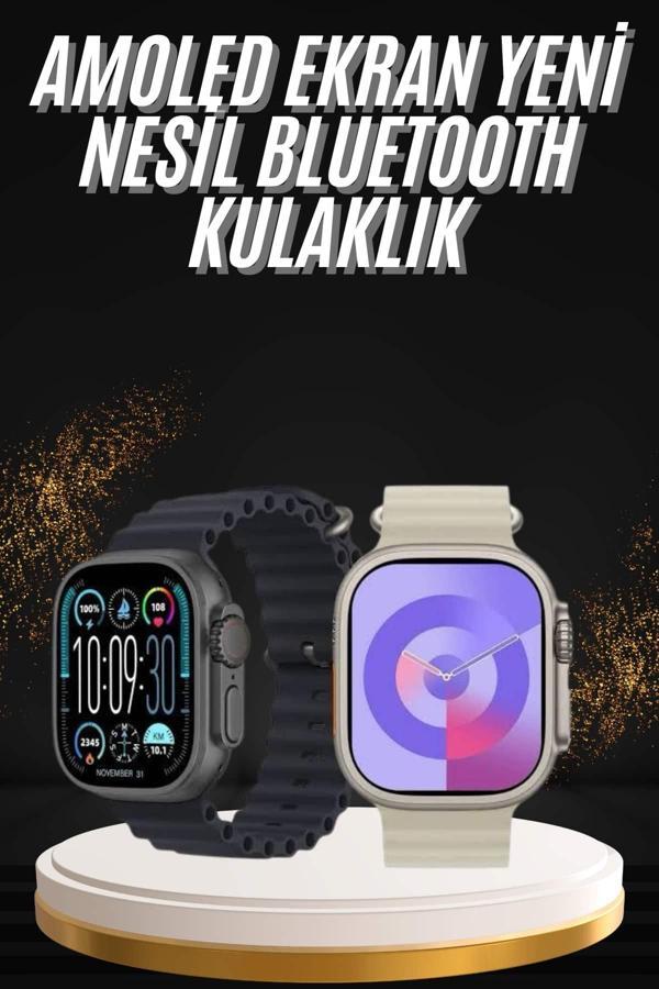 Uyku ve Sağlık Takibi Yapabilen GPS Uyumlu Plastik Kordonlu Akıllı Saat - Image 1
