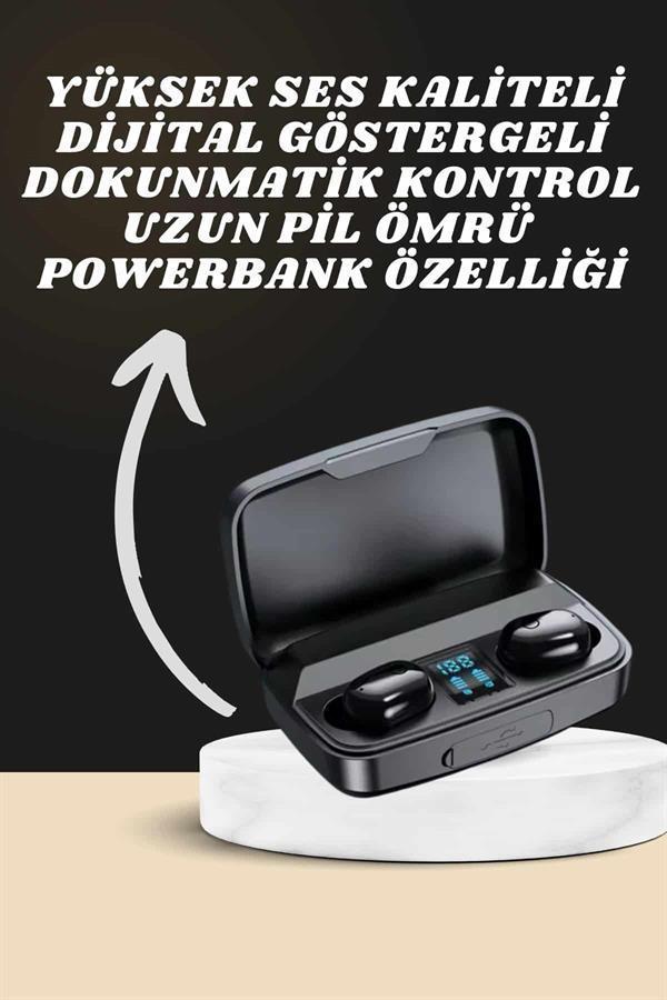 Yeni Nesil Akıllı Saat ve Bluetooth Kulaklık Kampanyası Dokunmatik Kare 7 Kordonlu - Image 1