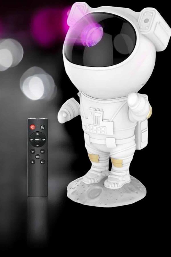 Astronot Bluetooth Hoparlör Gökyüzü Projektör Gece Lambası - Image 1