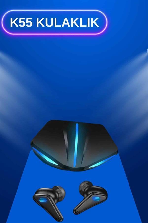 Kadınlar İçin Dokunmatik Ekran Akıllı Saat ve Gamer Kablosuz Bluetooth Kulaklık ANC Özelliği - Image 1