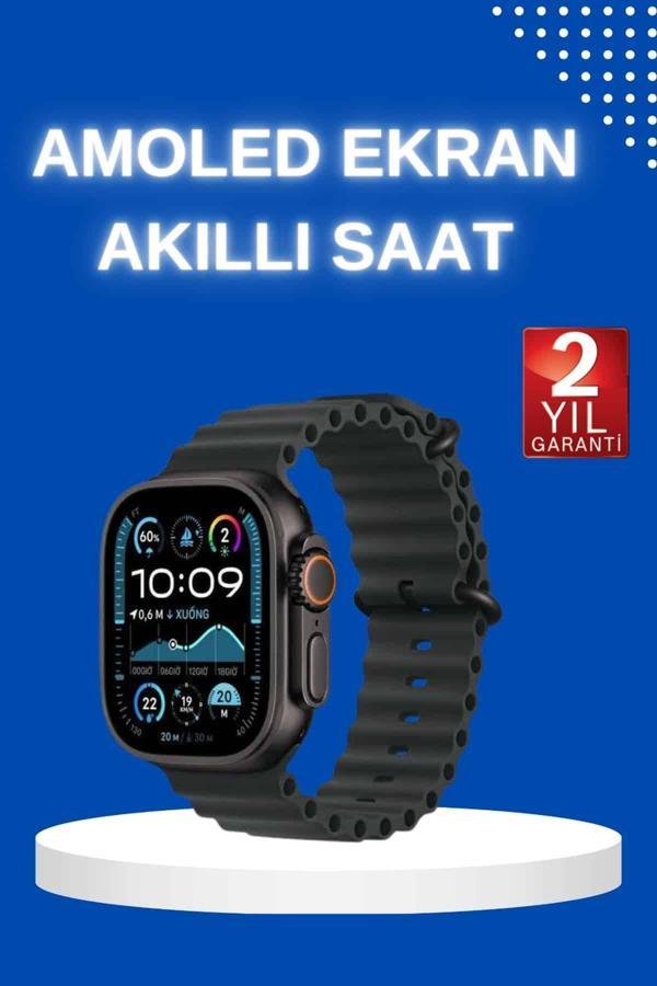 Akıllı Saat Bluetooth Bağlantılı NFC ve GPS Uyumlu Nabız Ölçer Sesli Görüşme - Image 1