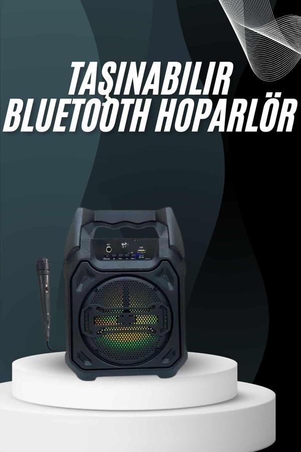 Yeni Nesil Bluetooth Hoparlör USB TF Kart Girişli Çoklu Bağlantı - Image 1