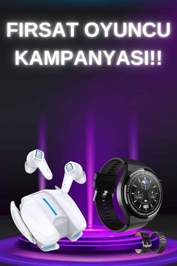 Ucuz ve Kaliteli Bluetooth Kulaklık ve Çağrı Cevaplayabilen Akıllı Saat NFC ve GPS Uyumlu - Image 1