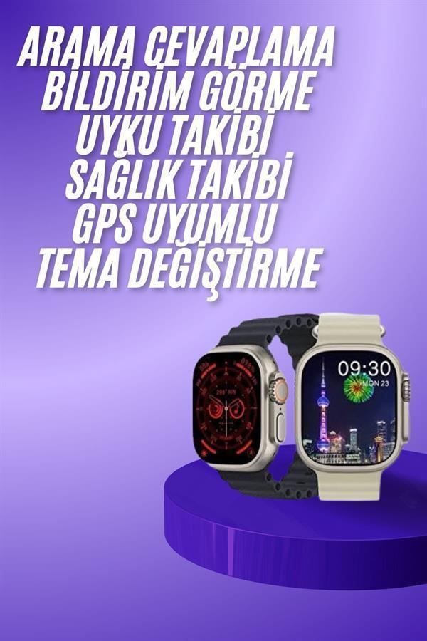 Akıllı Saat Bluetooth Bağlantılı Uyku ve Sağlık Takibi - Image 1