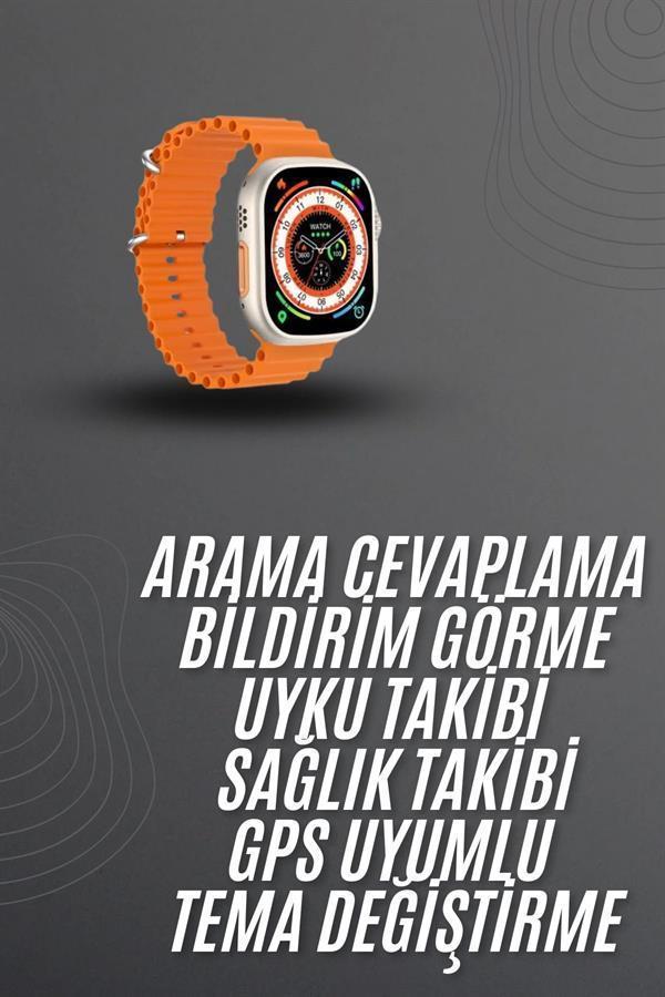 Akıllı Saat Arama Cevaplayan Bildirim Görme Yeni Nesil Bluetooth Bağlantılı - Image 1