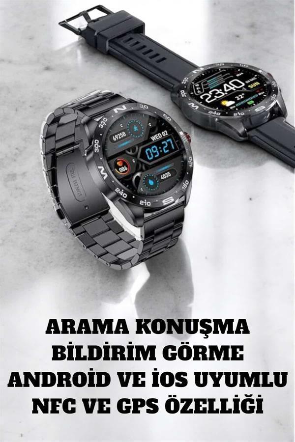 Akıllı Saat Arama Cevaplayan Titreşim Özelliğiyle Bildirim Görebilen - Image 1