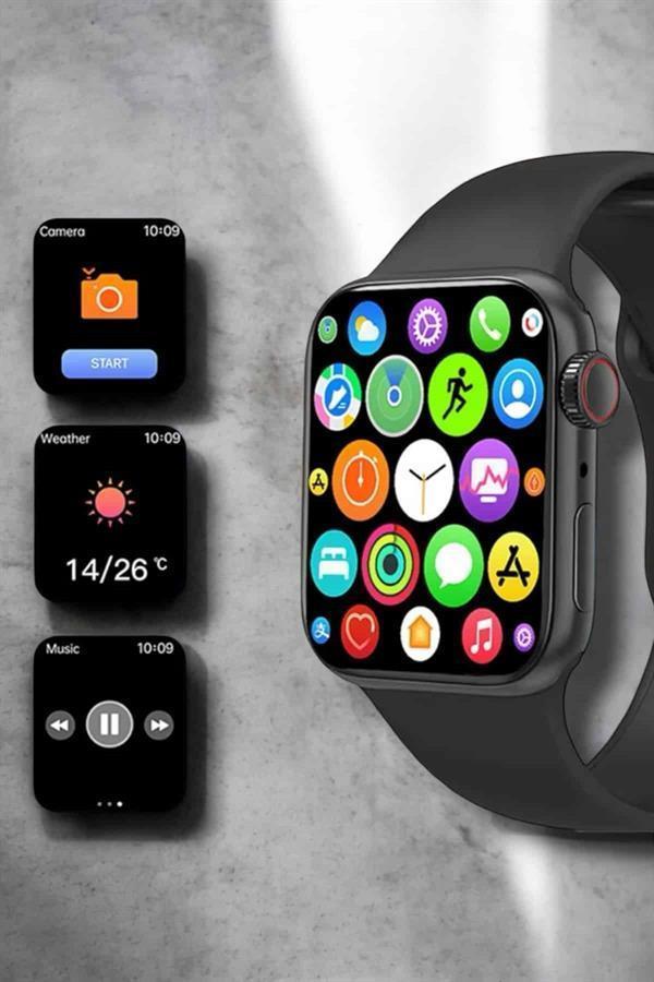 Akıllı Saat 44mm Çelik Kasa, OLED Ekran ve Gelişmiş Sağlık Takibi - Image 1