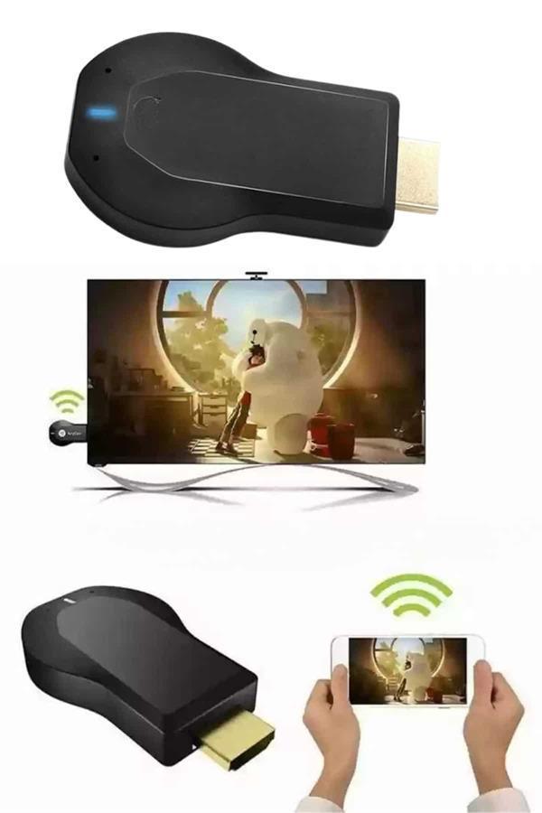 Kablosuz HDMI Wifi Görüntü Aktarıcı Tüm Cihazlara Uyumlu - Image 1