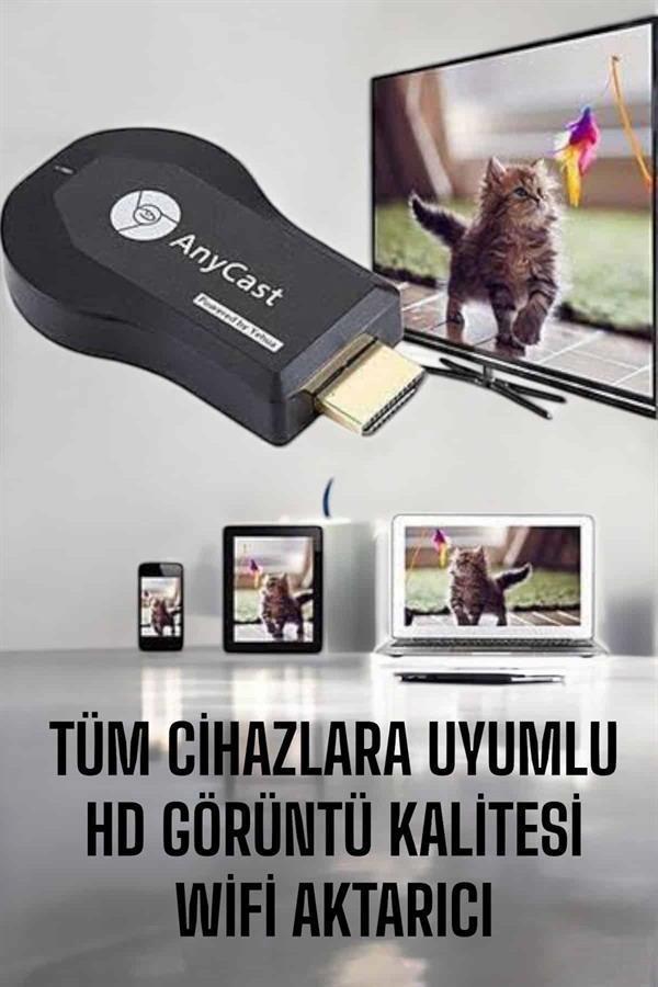 M9 Plus Kablosuz Görüntü+Ses Aktarıcı HDMI TV - Image 1