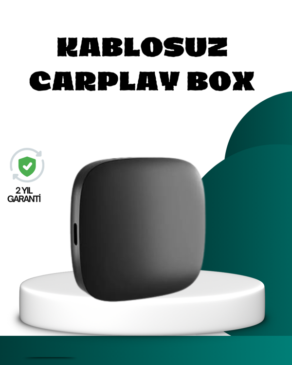 Bluetooth 5.0 Kablosuz Android Auto Araç İçi Adaptör - Image 1