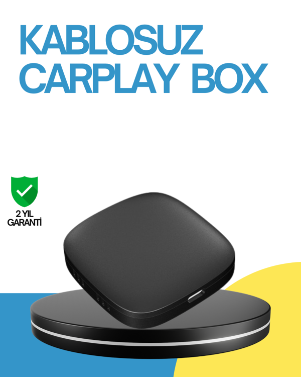 Kablosuz CarPlay ve Android Auto Dönüştürücü Adaptör - Image 1