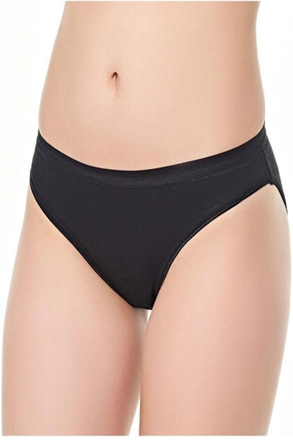 5li Kadın Penye Bikini Külot Rengarenk Pamuklu  - Image 1