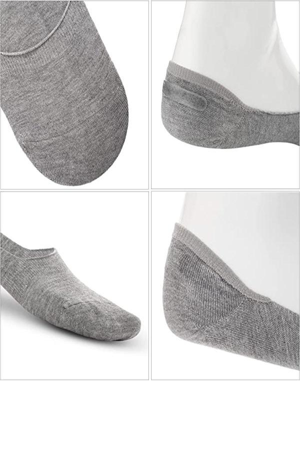 12li Erkek Bambu Silikonlu Babet Çorap Kaydırmaz Bantlı Ekonomik - Image 1