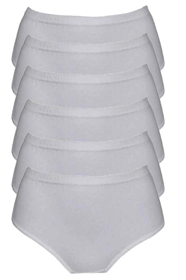 Tutku İç Giyim Kadın Yüksek Bel Bato Külot 6'lü Paket - Image 1