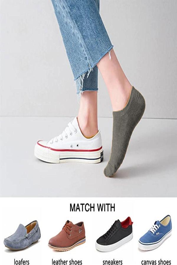 10lu Erkek Bambu Dikişsiz Görünmez Sneaker Çorap Yumuşak Kaliteli - Image 1