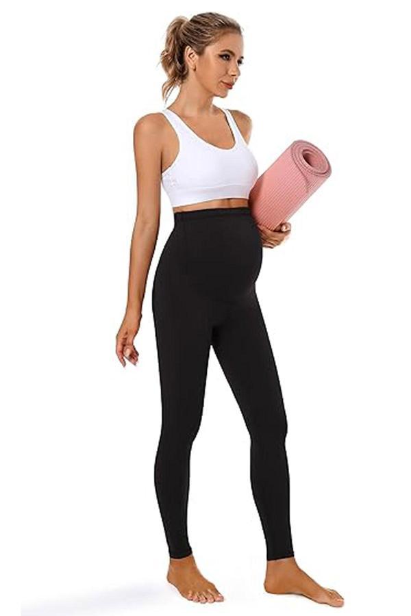 Kadın Modal Hamile Tayt Egzersiz Yoga Tayt Pantolon Belinay 509 - Image 1