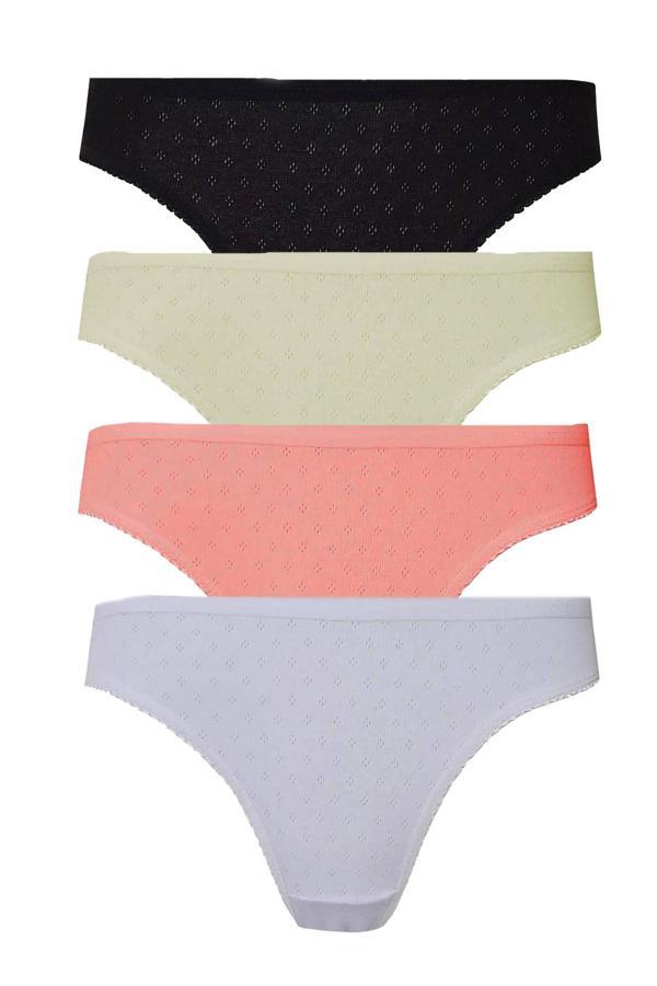 4lü Kadın Jakarlı Bikini Külot Esnek Rahat Kaliteli Sofia - Image 1