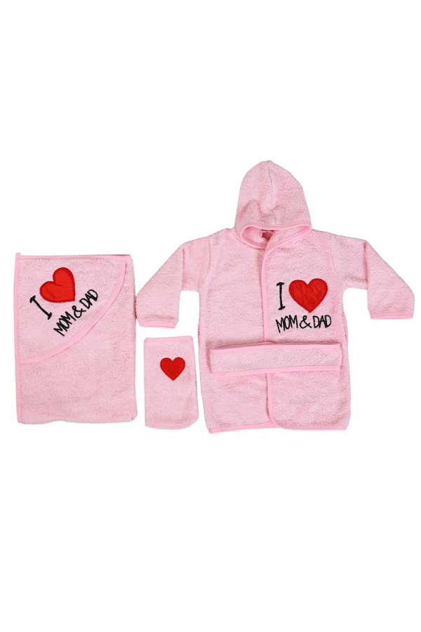 Pamuk Bebek  Çocuk Bornoz Havlu Takımı Set - Image 1