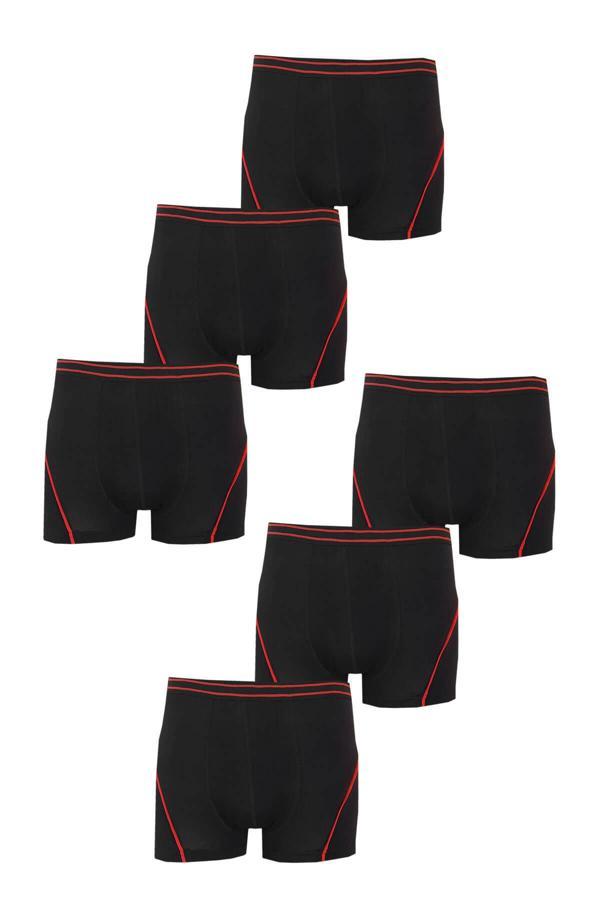 6lı Erkek Çocuk Likralı Pamuklu Boxer Kaliteli İç Çamaşır - Image 1