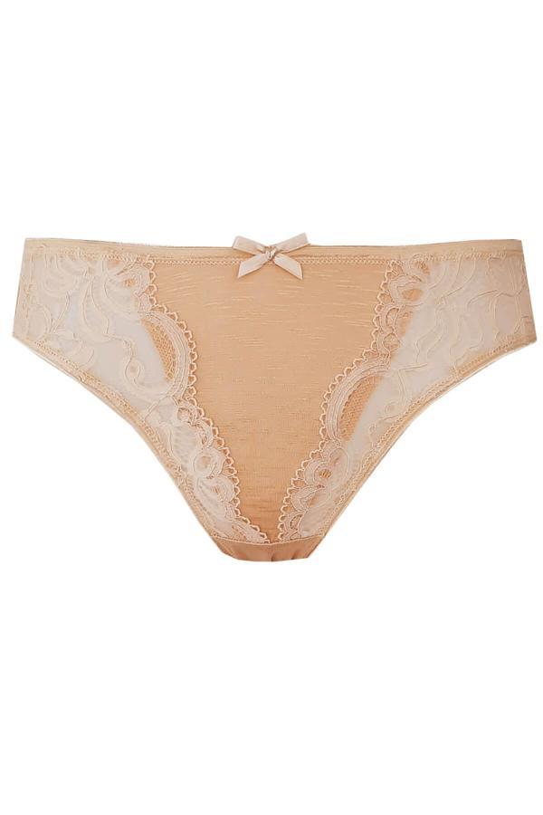 Kadın Dantel Detaylı Özel Doku Bikini Külot Viskon Rahat - Image 1