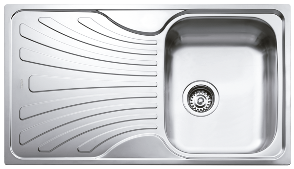 TEKA NERİSSA 50 B PARLAK YÜZEY SOL DAMLALIKLI PASLANMAZ ÇELİK MUTFAK EVYESİ - Image 1