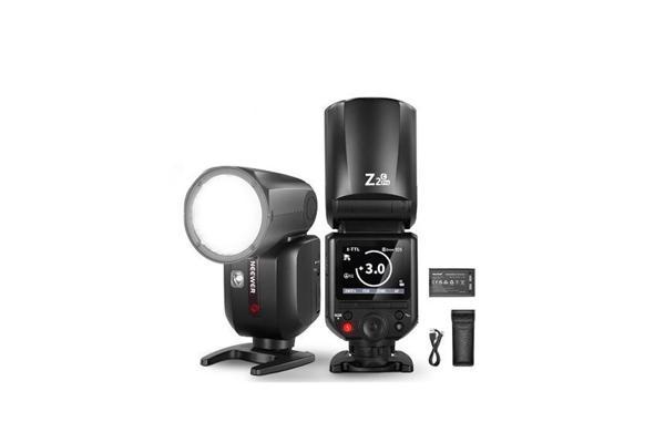 Neewer Z2PRO-C Yuvarlak Başlıklı Bataryalı Tepe Flaşı (Canon) - Image 1
