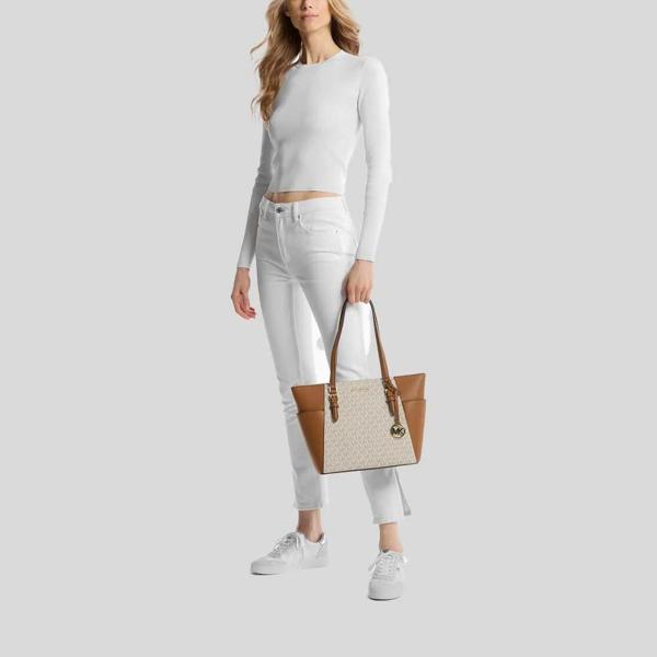 MICHAEL KORS KADIN OMUZ ÇANTASI 35T0GCFT3B-VANILLA - Image 1