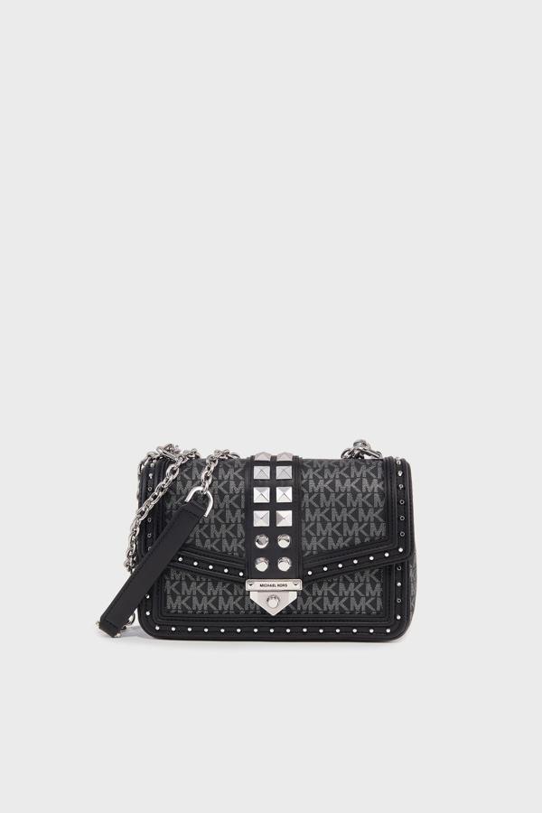 MICHAEL KORS KADIN ÇANTA 30F2S1SL7V-BLACK-SILVER - Image 1