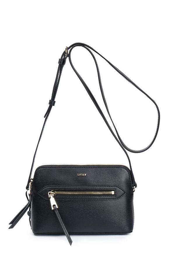 DKNY KADIN OMUZ ÇANTASI R31EZW90-BLACK-GOLD - Image 1