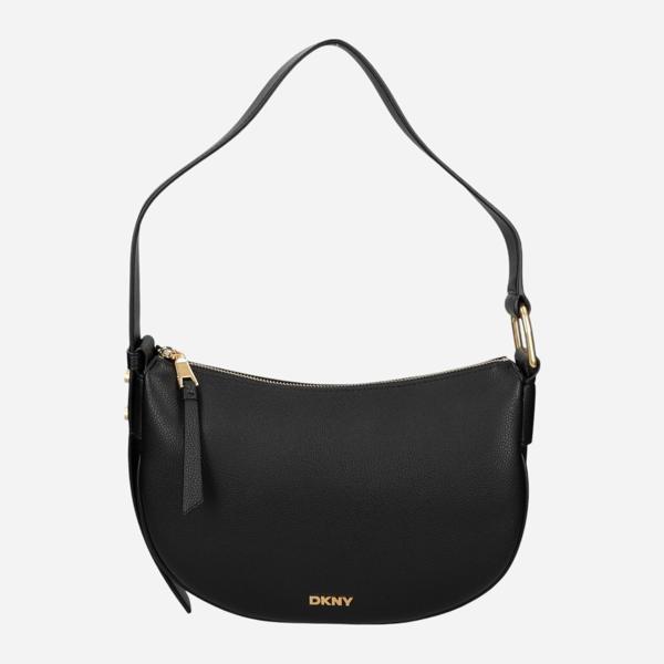 DKNY KADIN OMUZ ÇANTASI R42CAE57-BLACK-GOLD - Image 1