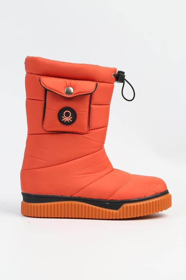 Benetton® | BN-50026 - 3256 Turuncu - Kadın Bot - Image 1