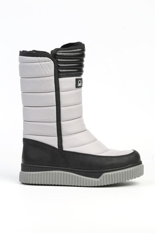 Benetton® | BN-50027 - 3256 Gri - Kaıdn Bot - Image 1