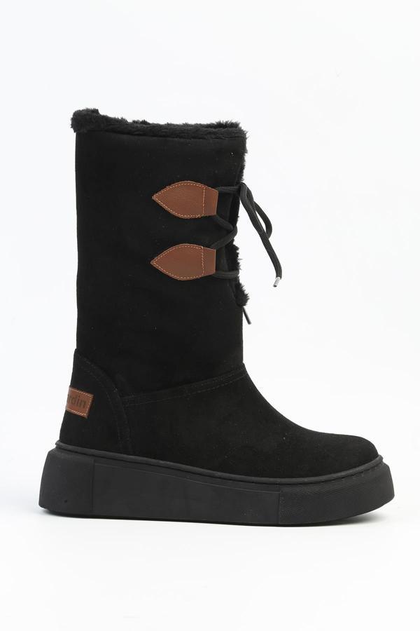 Pierre Cardin® | PC-52405-3076 Süet Siyah - Kadın Bot - Image 1