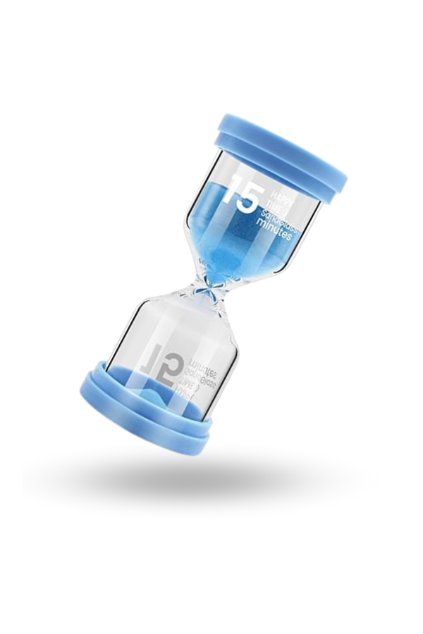 Büro Ev Ofis Hediyesi için 10CM 15DK Süreli Kum Saati - Image 1