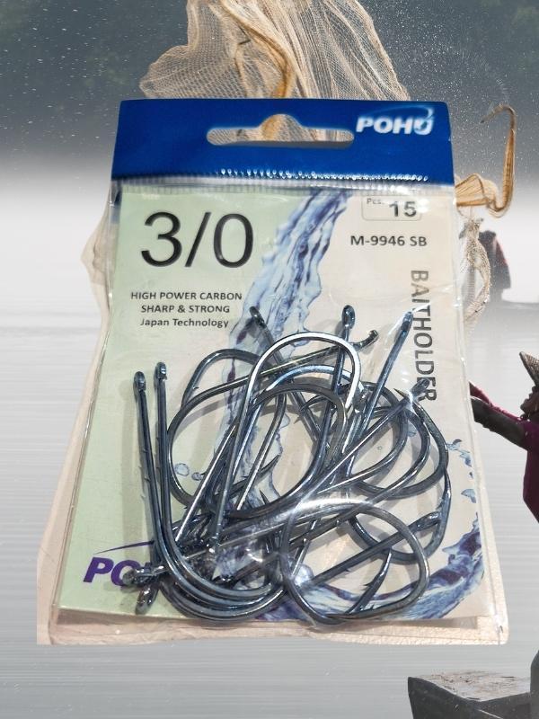 Uzun Pa.la Delikli Sap 3/0 Numara 15'li Paket Parlak Mavi M-9946 Sb Baitholder Olta Iğnesi - Image 1