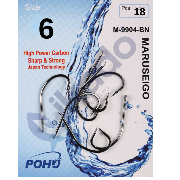 POHU M-9904BN No : 6 18 ADET Olta İğnesi - Image 1
