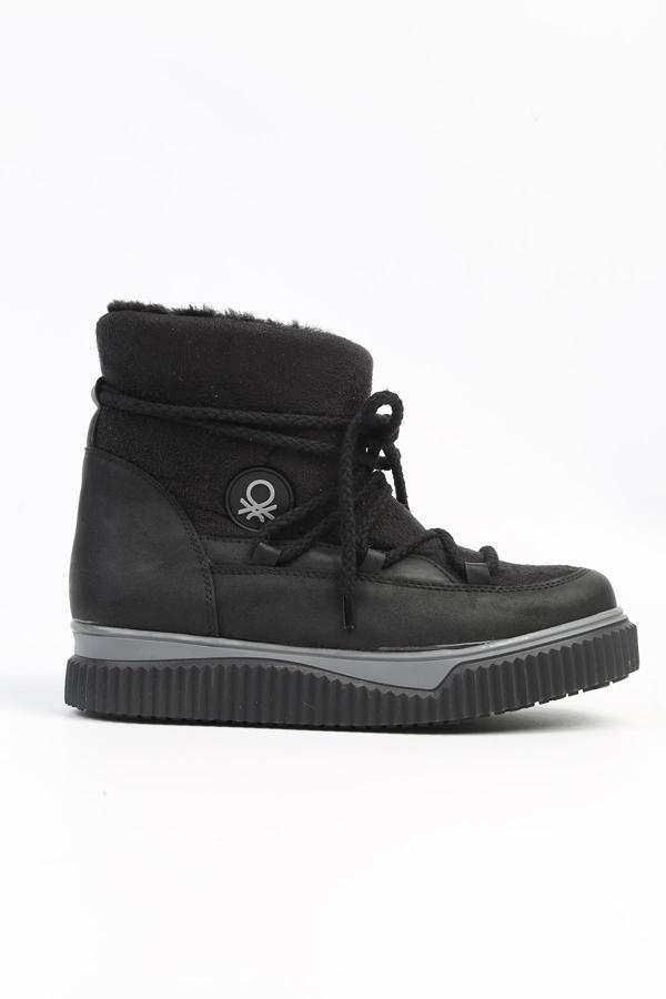 Benetton® | BN-50041 - 3256 Siyah - Kadın Bot - Image 1