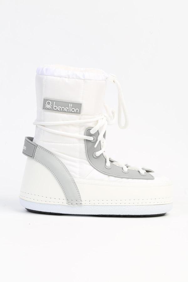 Benetton® | BN-50085 - 3831 Beyaz - Kadın Bot - Image 1