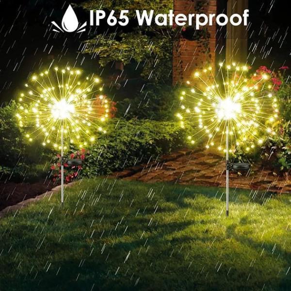 Solar Havai Fişek Dekor LED - Image 1