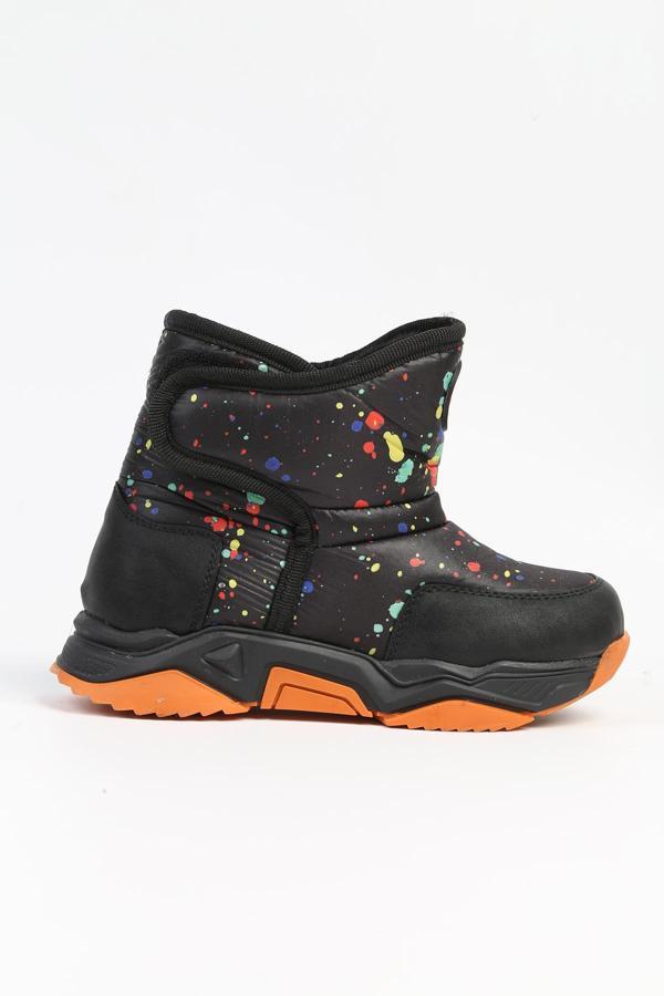 Benetton® | BN-50043 - 3256 Siyah Turuncu - Çocuk Bot - Image 1