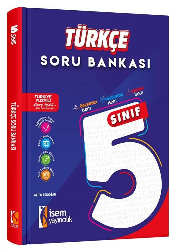 İsem 5. Sınıf Türkçe Soru Bankası İsem Yayıncılık - Maarif Modele Uygun - İsem Yayıncılık - Image 1