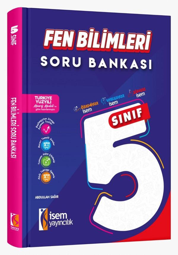 İsem 5. Sınıf Fen Bilimleri Soru Bankası İsem Yayıncılık - Maarif Modele Uygun - İsem Yayıncılık - Image 1