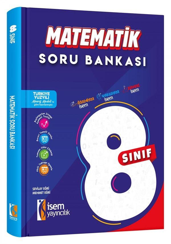 İsem 8. Sınıf Matematik Soru Bankası İsem Yayıncılık - Maarif Modele Uygun - İsem Yayıncılık - Image 1