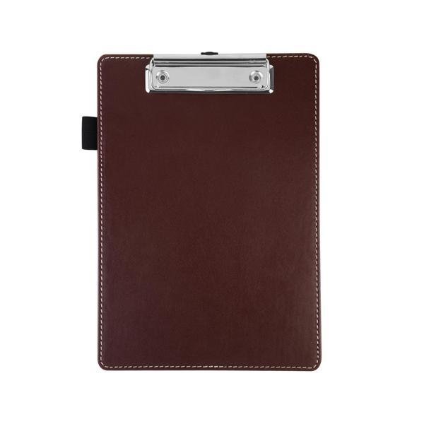 Sekreterlik,A5 Küçük Boy,Kapaksız,A5 Clipboard Vegan Suni Deri,17,5x24,5 cm.,Bordo - Image 1